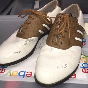 Adidas worn saddle shoes men’s golf cleats-8.5